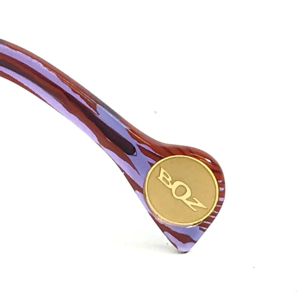 BOZ Eyeglasses Frames VENTURA 8335 Purple Burgundy Red Half Rim 53-17-135